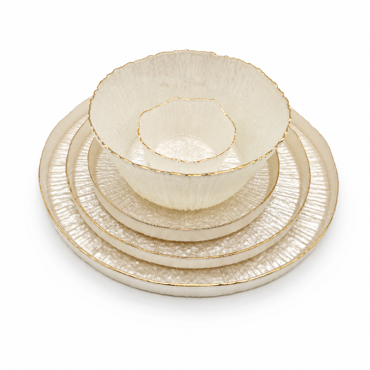 Decor Cam DC216 Pearl White Dinner Set